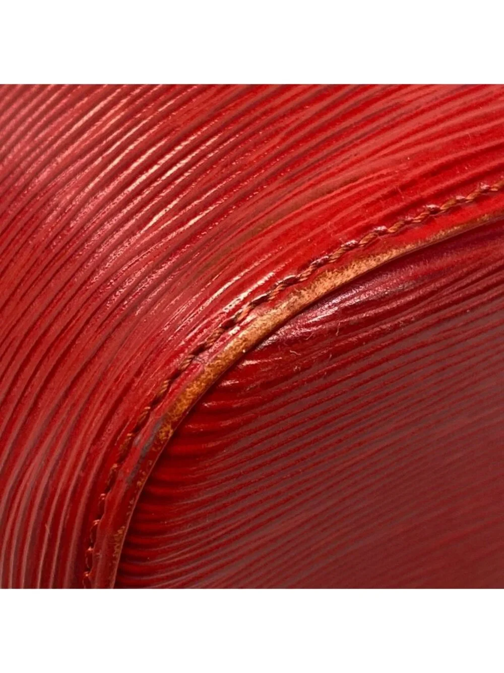 Louis Vuitton Shoulder Bag Epi Petit Noe Castilian Red Leather